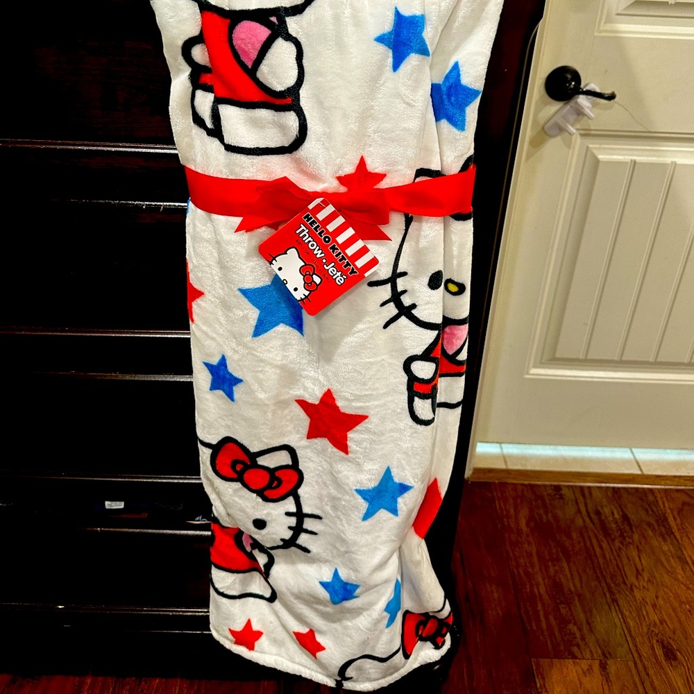 Hello kitty 4th Of July blanket